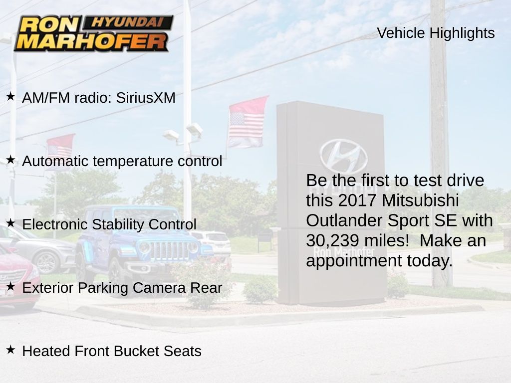 mitsubishi outlander sport 2017 JA4AR3AW7HZ021234 image mitsubishi outlander sport 2017 JA4AR3AW7HZ021234 image